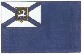 Флаг транспортных или портовых военных судов Всевеликого войска Донского, 1918 г.