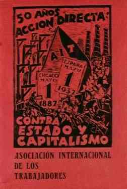 AIT: 50 años acción directa (плакат Испанской республики, 1937 г.)
