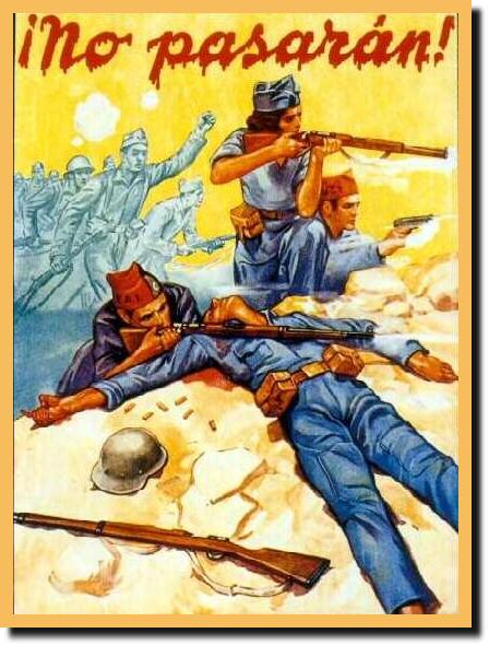 ¡No pasarán! (плакат Испанской республики, 1936-39 гг.)