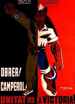Obrer! Camperol! Unitat per la victoria! (плакат Испанской республики, 1936-37 гг.)