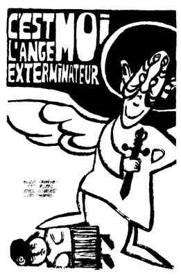 C'est moi l'ange exterminateur (плакат Парижского мая 1968 г.)