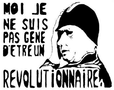 Moi je ne suis pas gene d'etre un revolutionnaire!  (плакат Парижского мая 1968 г.)