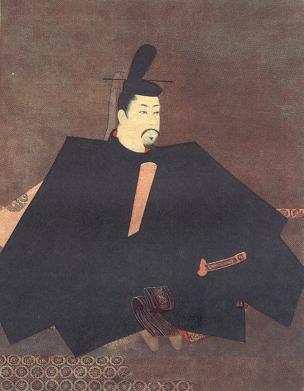 Портрет Минамото Ёритомо. Храм Сингодзи. XIV в.