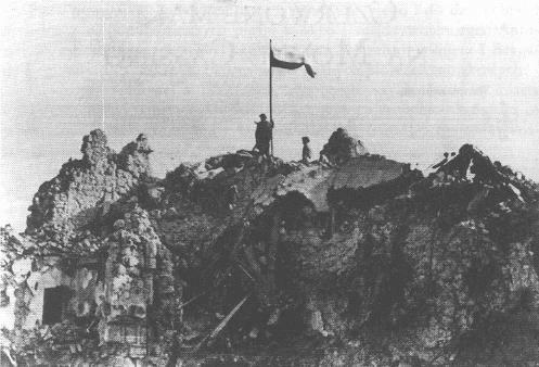 Взятая вершина Монте-Кассино, 1944